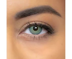 Natural Deep Green Glo Cosmetics Contact Lens