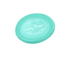 Super Bright Inflatable Flying Frisbee - Pink/Teal - Pink