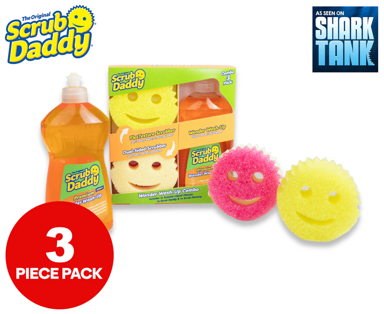 Scrub Daddy Wonder Wash-Up Combo