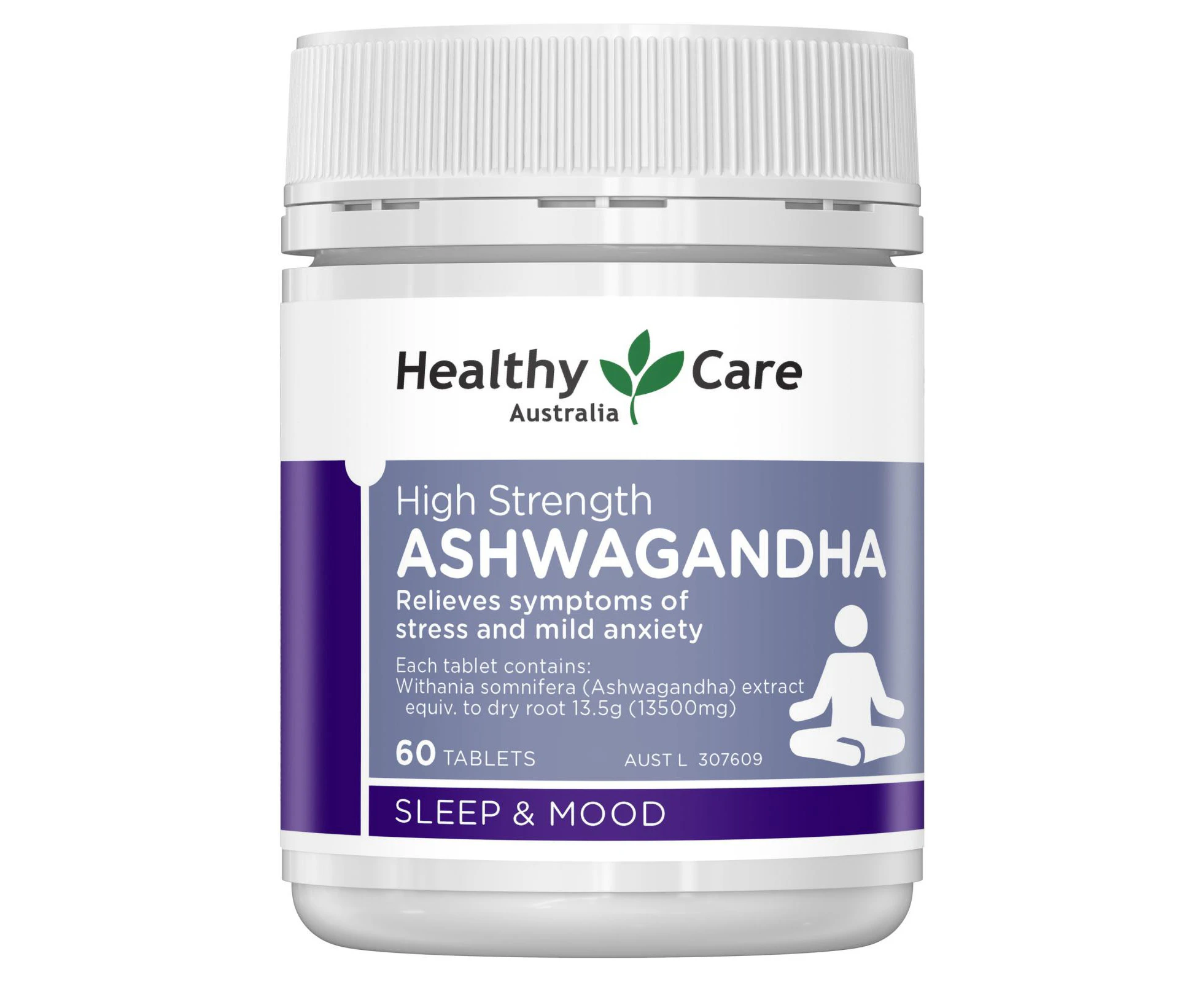 Healthy Care High Strength Ashwagandha 60 Tablets