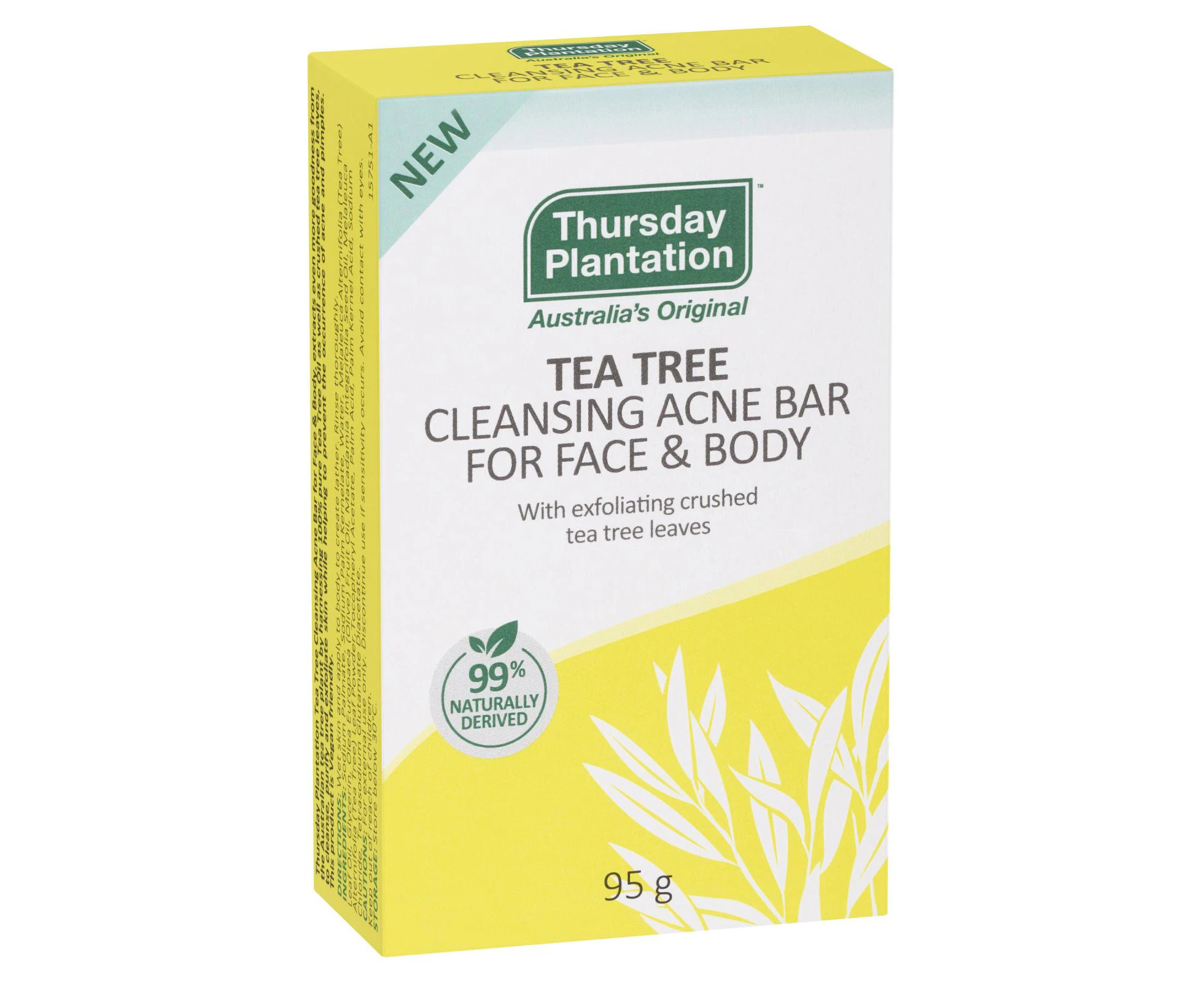 Thursday Plantation Cleansing Bar for Face & Body 95g