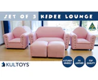 5 Piece Kids Lounge Sofa Set in Pink Package