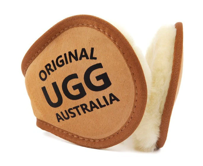 Original Ugg Australia Sheepskin Ear Muffs Chestnut