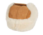 Original Ugg Australia Sheepskin Trapper Aviator Hat Chestnut