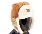 Original Ugg Australia Sheepskin Trapper Aviator Hat Chestnut