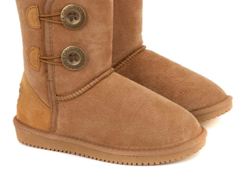 Original Ugg Australia Long Button Boot Chestnut