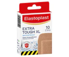 Elastoplast Heavy Fabric Waterproof Super Strong XL Strips 10 Pack