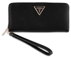 GUESS Laurel Large Zip-Around Wallet - Black