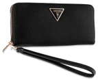 GUESS Laurel Large Zip-Around Wallet - Black