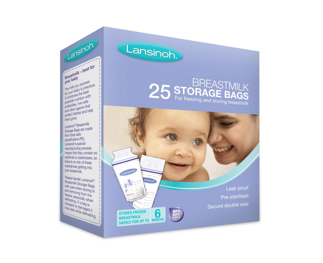 Lansinoh Breast Milk Storage Bags 25Pk