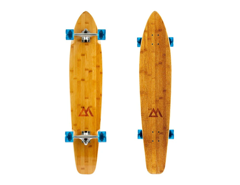 Magneto 44 inch Kicktail Cruiser Longboard Skateboard - Blue