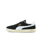 Puma Mens Suede Trainers Lace Up Sneakers Heel Padding Casual Shoes - Black/White