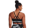 Under Armour Womens Seamless Low Impact Longline Sports Bra Training Fitness Gym - Black