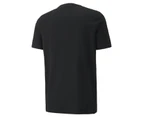 Puma Mens ESS+Tape T-Shirt Crew Neck Short Sleeves Sports Casual Tee Top - Puma Black