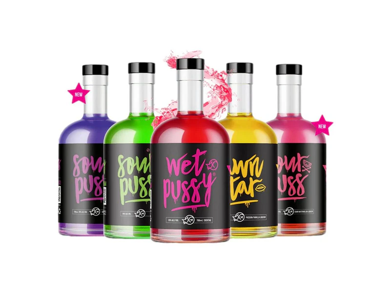 Wet Pussy Collection (5X700ML)