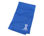 SPORX X Cool Double Layer Cooling Towel Royal Blue Maximum Instant Cooling , UPF 50 Sun Protection, Yoga, Golf, Gym, Neck, Workout
