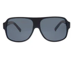 Sin Unisex The Cartel Polarised Sunglasses - Matte Black/Smoke