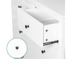 HelloFurniture Franco 4-Drawer Chest / Storage Cabinet - White