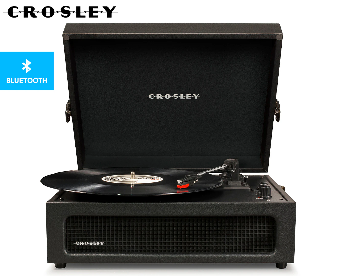 Crosley Voyager Bluetooth Portable Turntable - Black