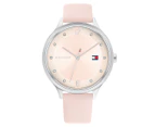 Tommy Hilfiger Women's 38mm Grace Leather Watch - Blush/Silver/Light Carnation Gold