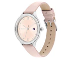 Tommy Hilfiger Women's 38mm Grace Leather Watch - Blush/Silver/Light Carnation Gold