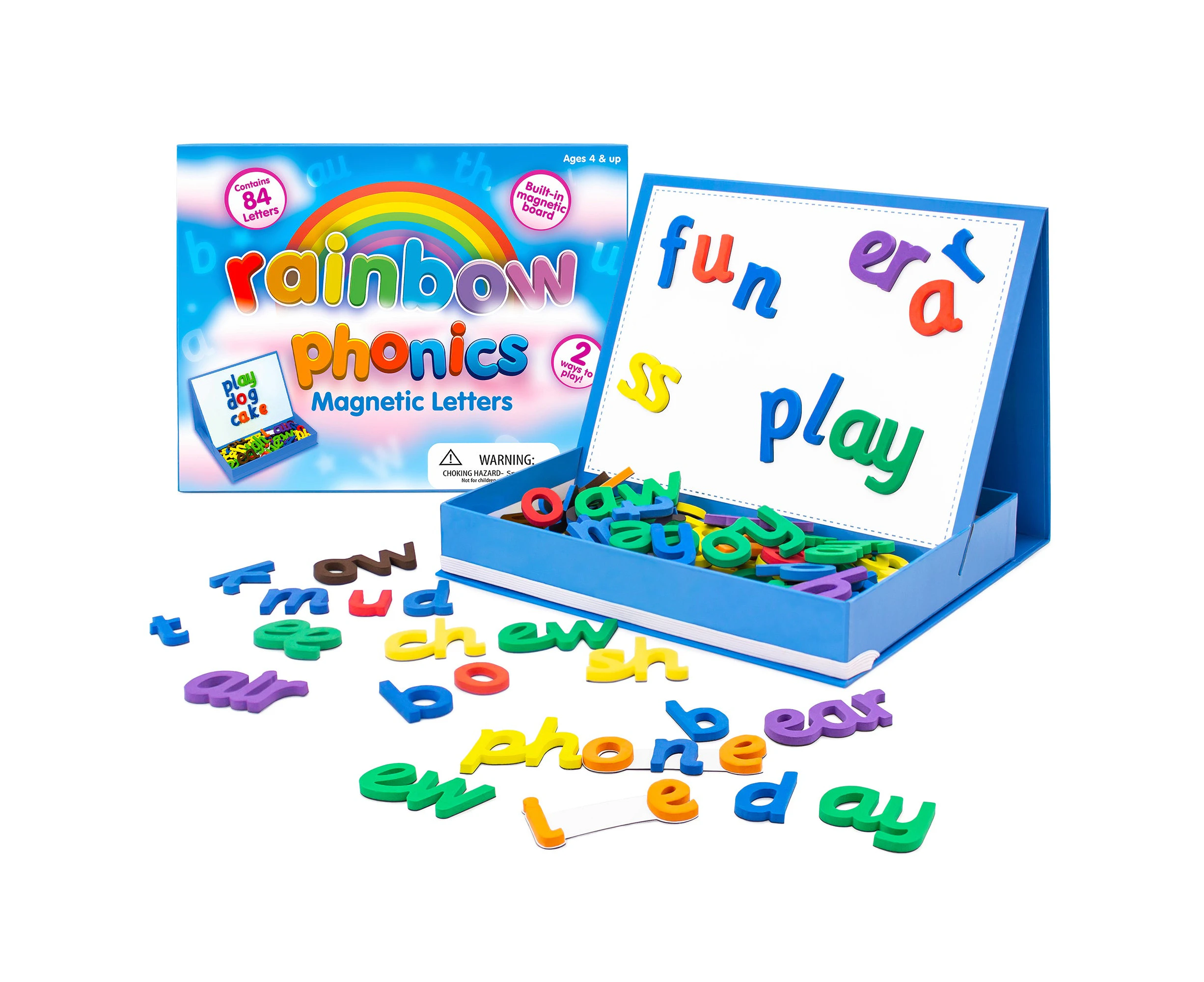 Junior Learning - Rainbow Phonics Magnetic Letters