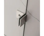 1135*2000mm Wall to Wall Hinge and Door Panel Chrome Fittings Frameless Shower Screen