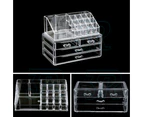 Clear Acrylic Makeup Holder Cosmetic Organiser 4 Drawer Storage Jewellery Box AU - 10 Drawers
