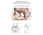 1200mah LED Wearable Electric Breast Pump Hands Free Portable Pump for Home Outdoor Travel USB Charging White