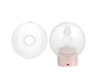 1200mah LED Wearable Electric Breast Pump Hands Free Portable Pump for Home Outdoor Travel USB Charging Pink