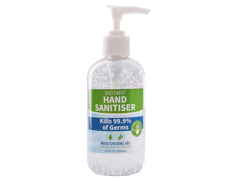 Be Yourself Instant Hand Sanitiser Pump 200mL - Kills 99.99% of Germs