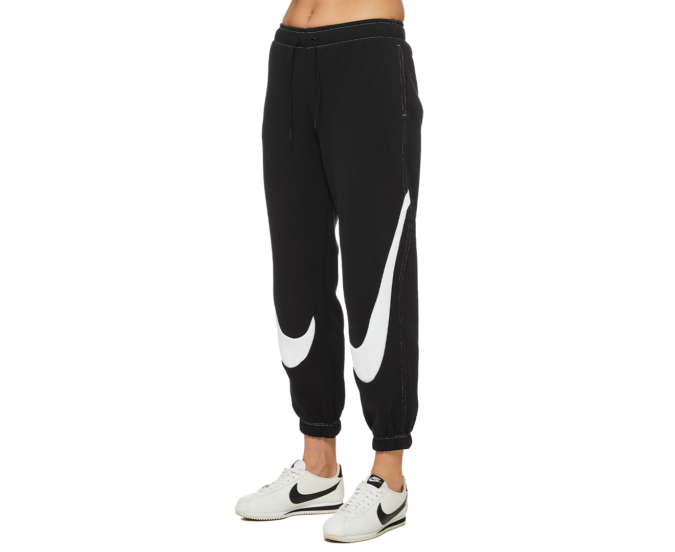 Nike Sportswear Women's Swoosh Fleece Jogger Pants / Tracksuit Pants ...