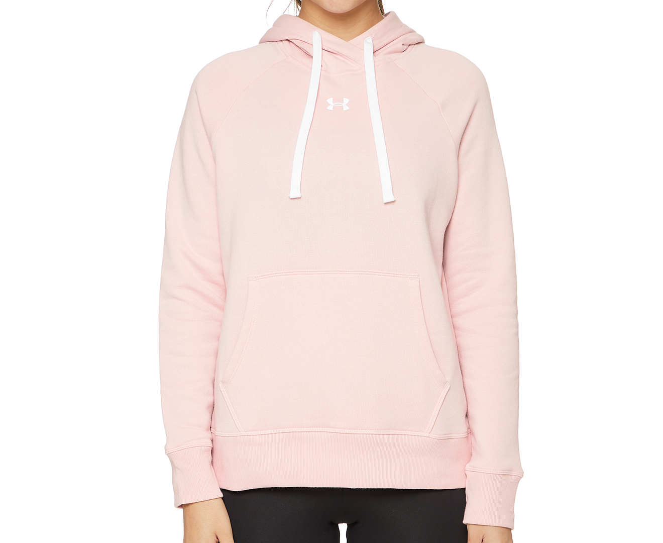 Under Armour Women'S Rival Fleece Hb Hoodie Pink Small 