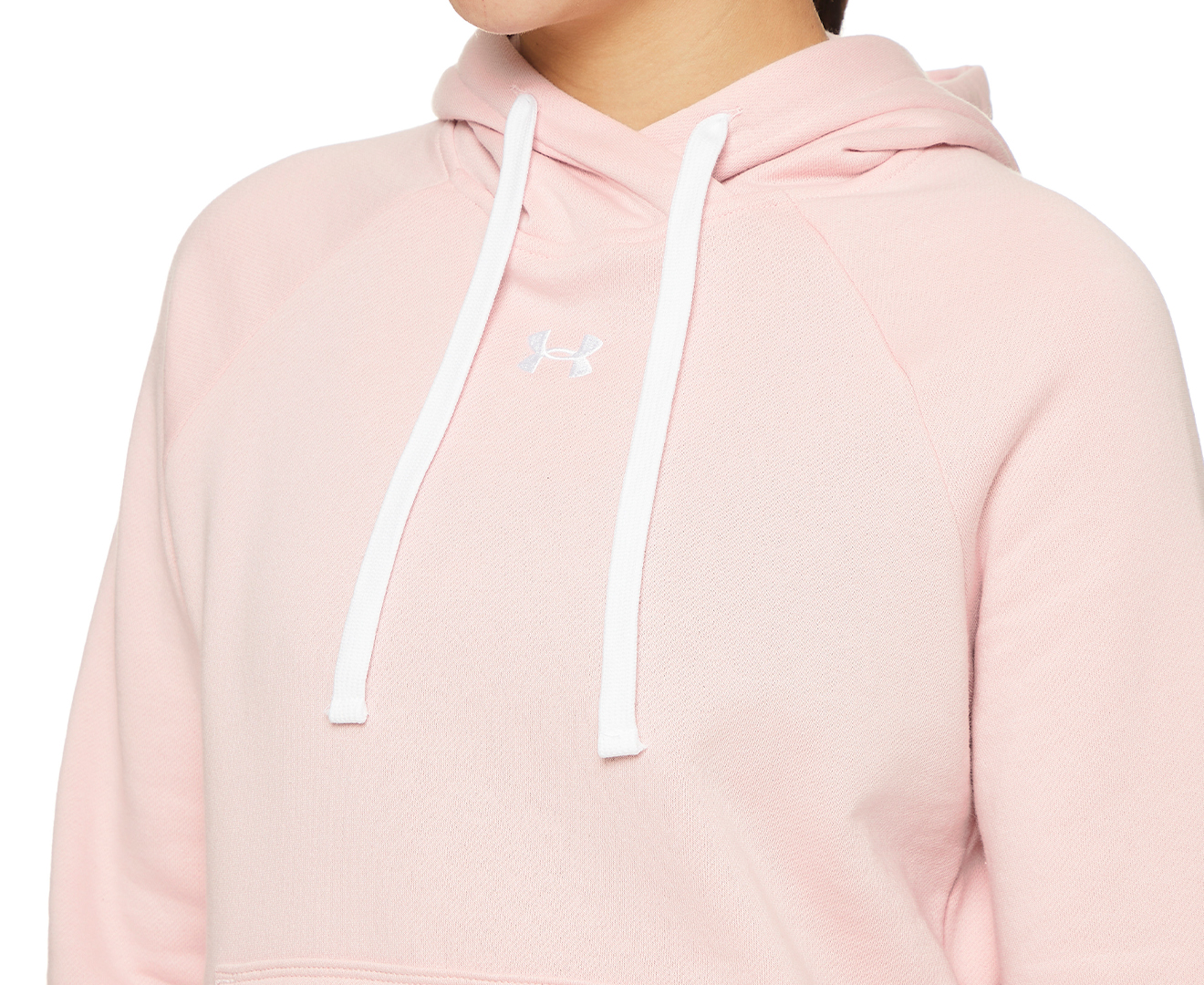 Under Armour Rival Fleece HB Hoodie Red / White - Free delivery