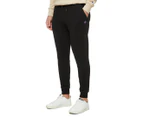 Champion Men's French Terry C Logo Trackpants / Tracksuit Pants - Black