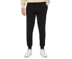 Champion Men's French Terry C Logo Trackpants / Tracksuit Pants - Black