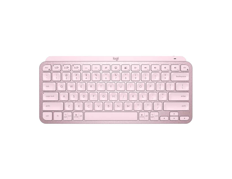 Logitech MX Keys Mini keyboard RF Wireless + Bluetooth Pink