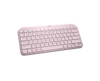 Logitech MX Keys Mini keyboard RF Wireless + Bluetooth Pink