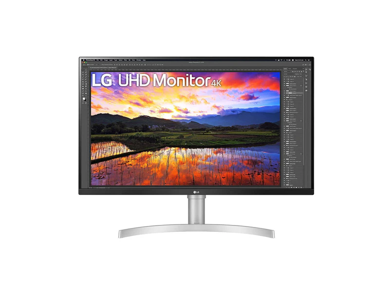 LG 32 Class UltraFine UHD 4K IPS Display Ergo Monitor with HDR10 VESA 100x100 32UN880-B