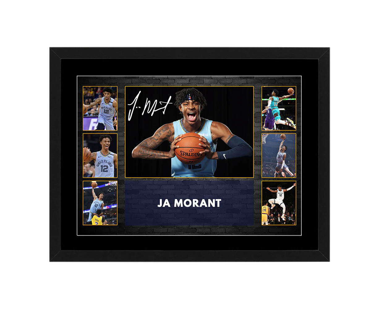 Basketball - Ja Morant Memphis Grizzlies Framed Pre Print