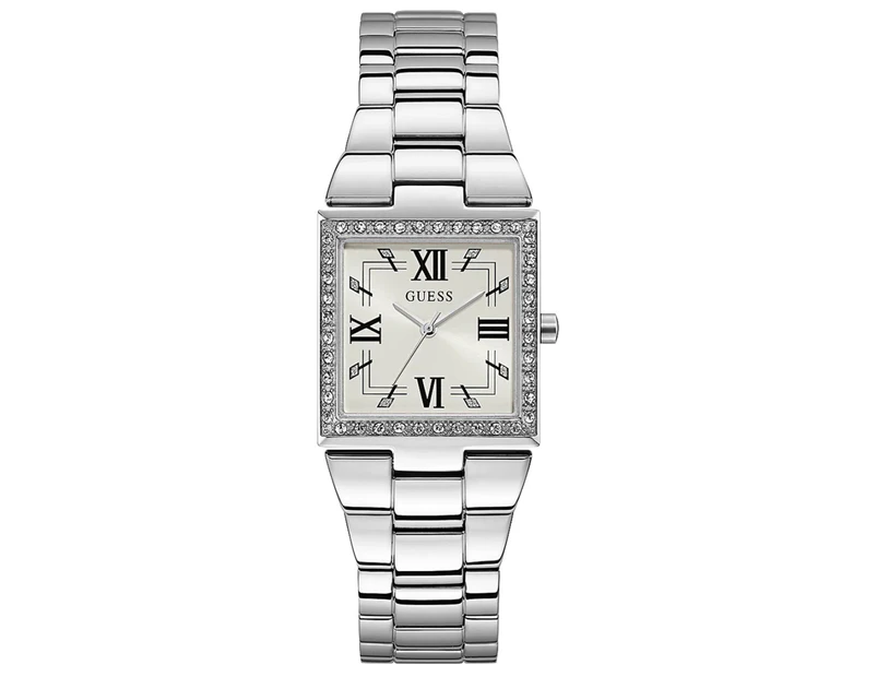 Guess watches ladies chateau Women Analog Quartz Watch with Stainless Steel bracelet Beige