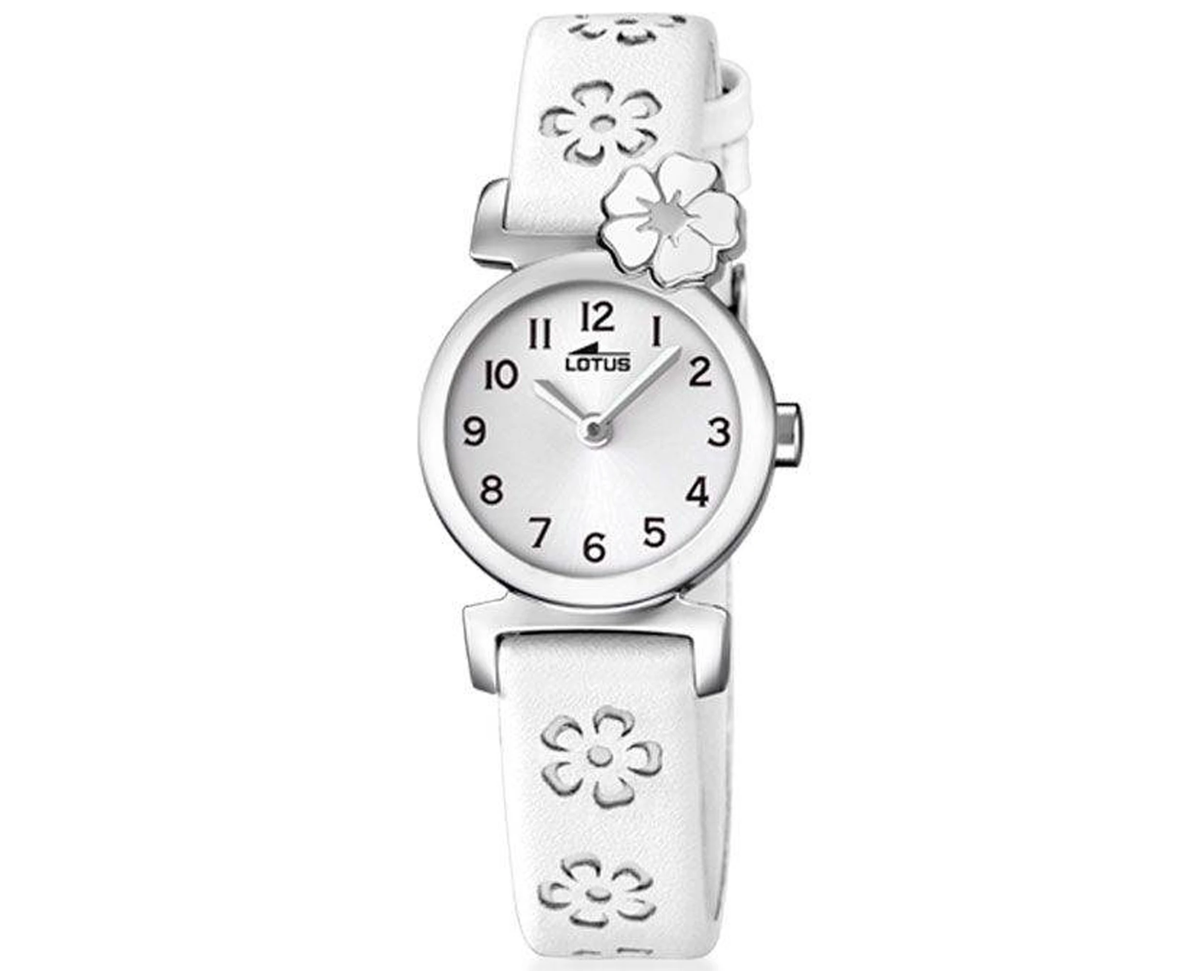 Lotus junior Childrens Analog Quartz Watch with Leather bracelet White