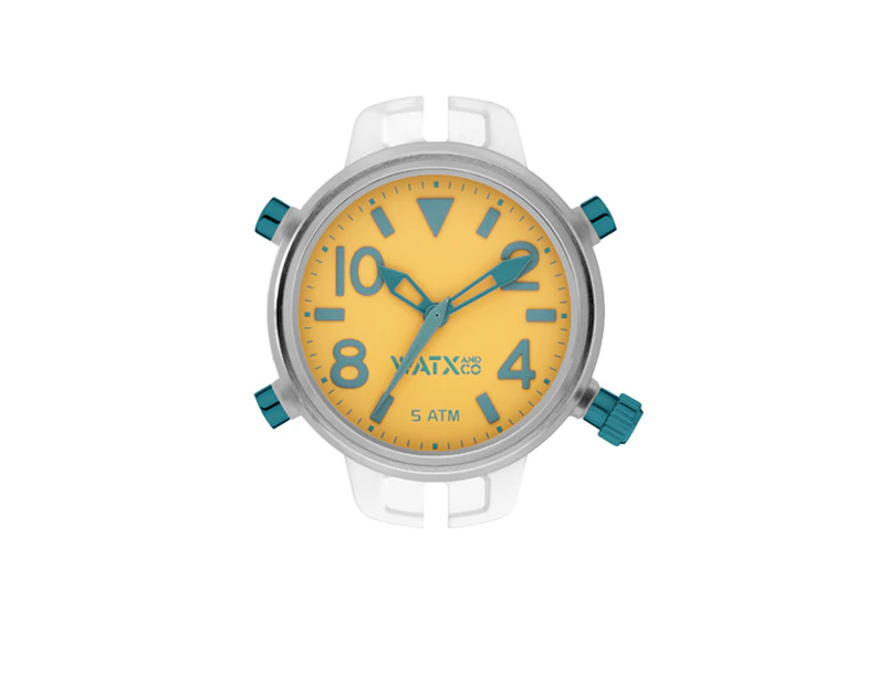 Watx&colors m analogic Unisex Analog Quartz Watch with bracelet Orange