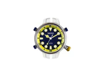 Watx&colors m scubax Mens Analog Quartz Watch with Rubber bracelet Blue