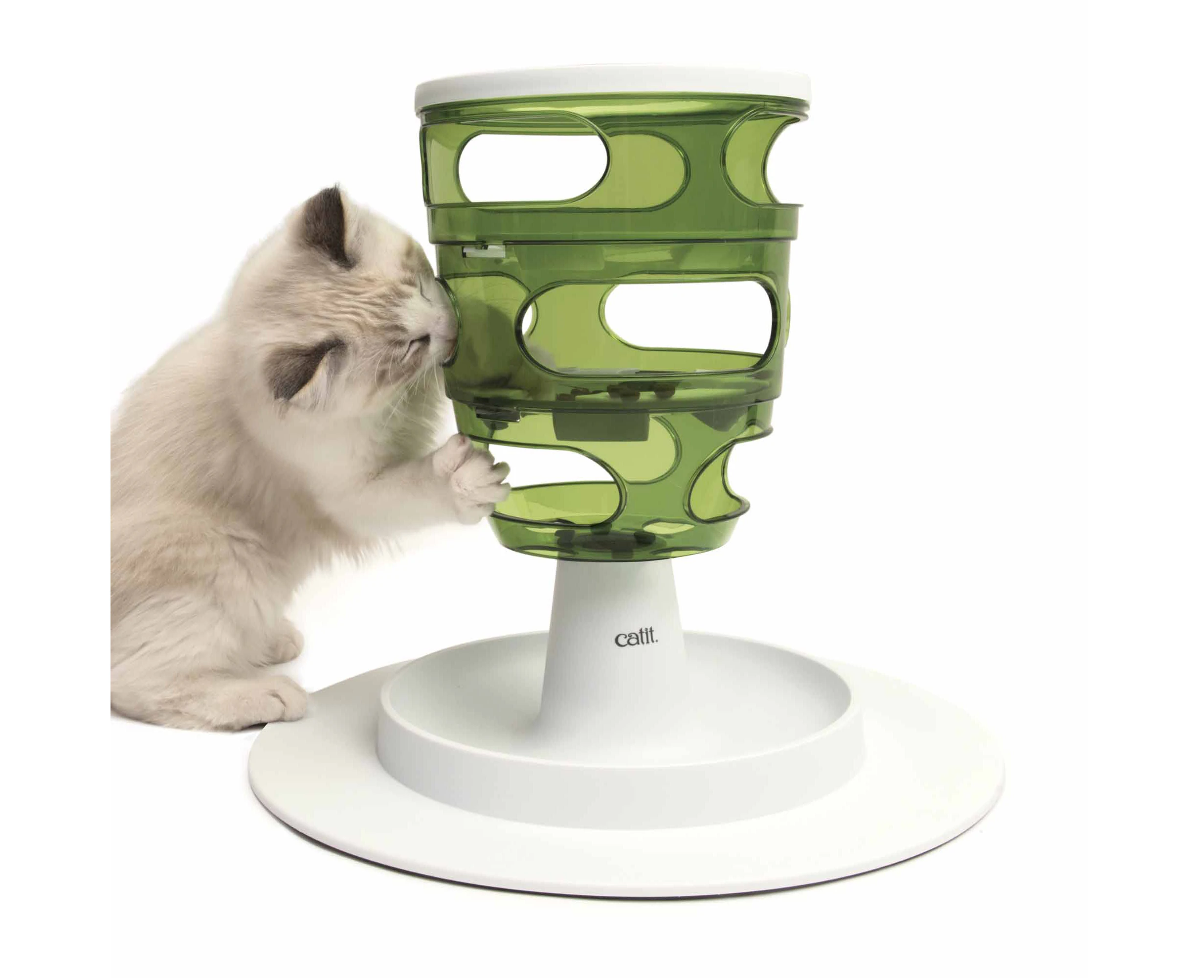 Catit Senses 2.0 Cat Food Tree - New & Improved Food Slow Food Maze