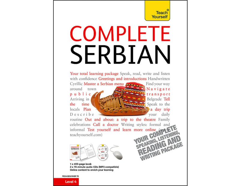a　and　read,　Complete　Serbian　to　Intermediate　Beginner　speak　Teach　and　write,　to　Book　Learn　Yourself　Audio　Course　language　understand　new　with