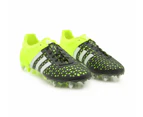 Mens Adidas Ace 15.1 Soft Ground Football Soccer Fluro Yellow White Black Shoes Synthetic - Fluro Yellow/White/Black