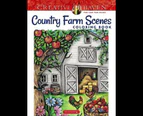 Country Farm Scenes - Adult Coloring Book