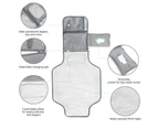 Portable Changing Pad for Baby Diaper Bag Nappy Bags or Changing Table Pad,Grey