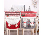 2 Pack Christmas Chair Cover Protector Seat Slipcovers